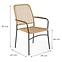 Szék K457 rattan barna/fekete,9