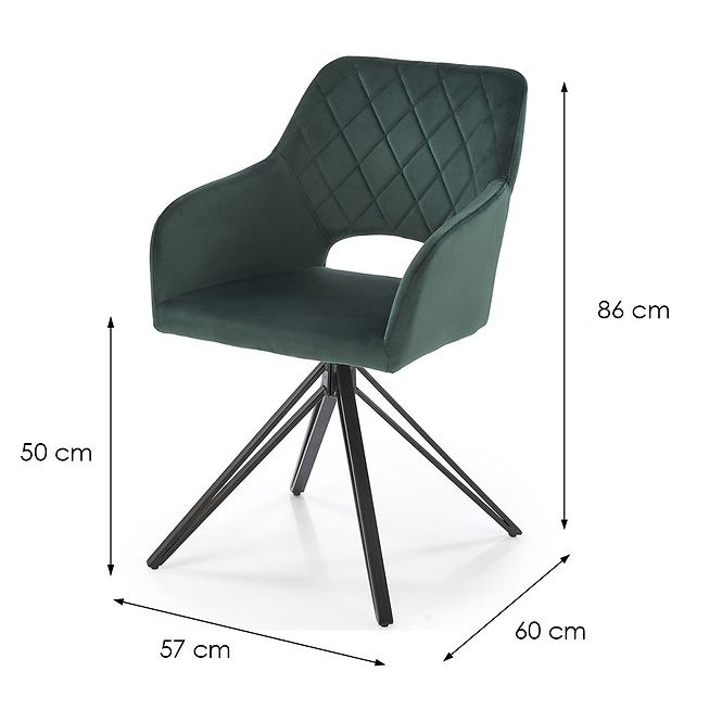 Szék K535 sötét zöld