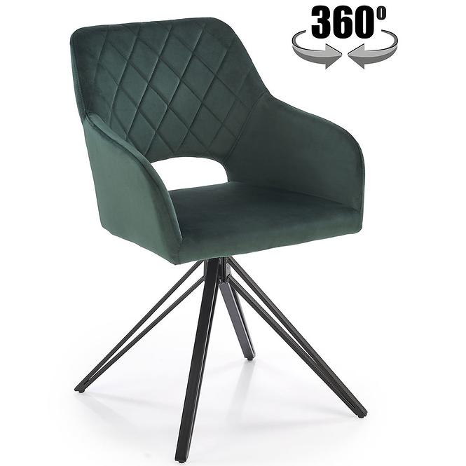 Szék K535 sötét zöld
