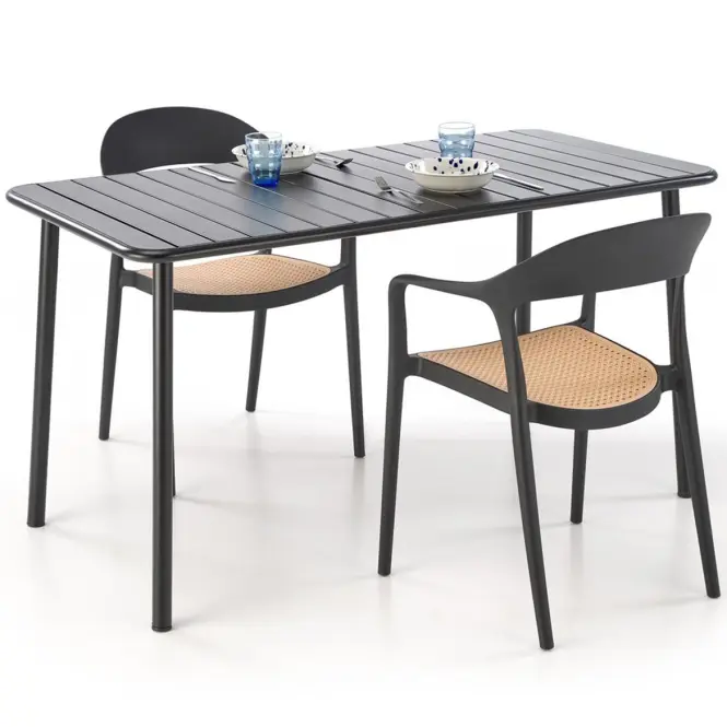 Szék K530 fekete/természetes