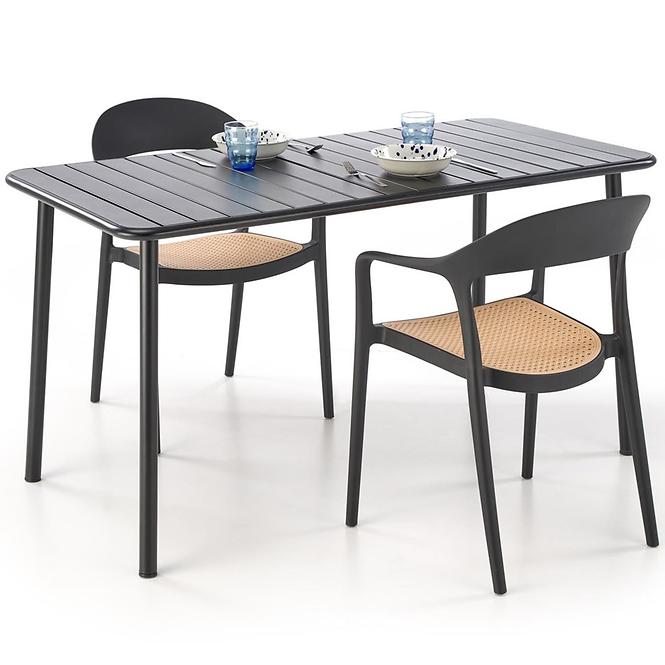 Szék K530 fekete/természetes