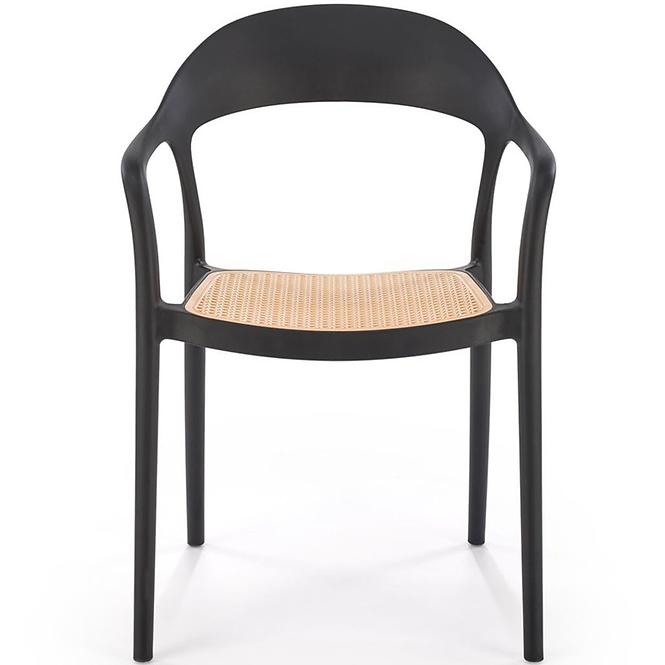 Szék K530 fekete/természetes