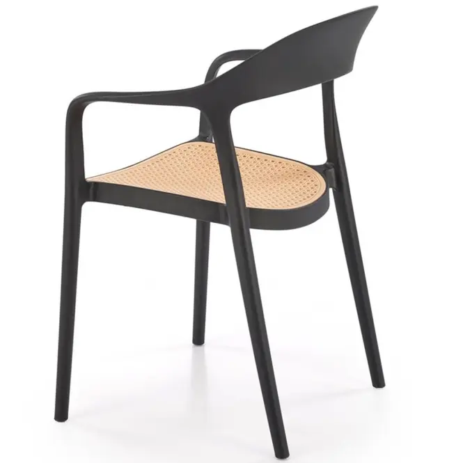 Szék K530 fekete/természetes