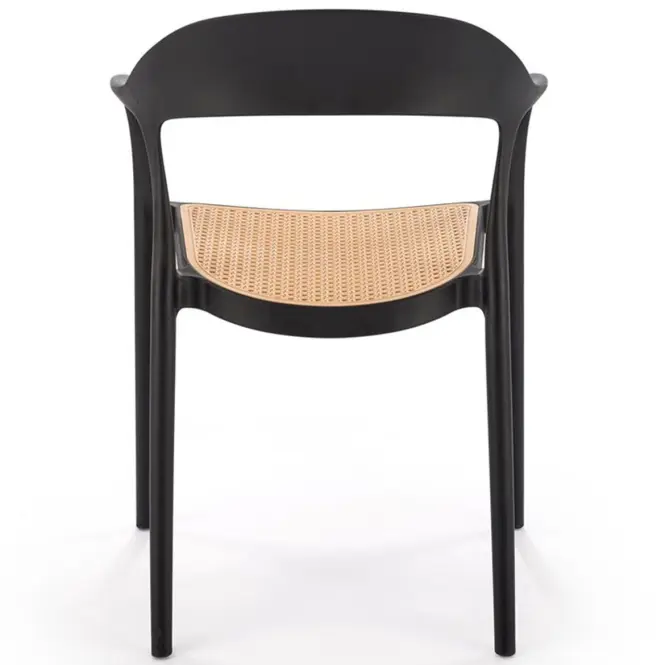 Szék K530 fekete/természetes