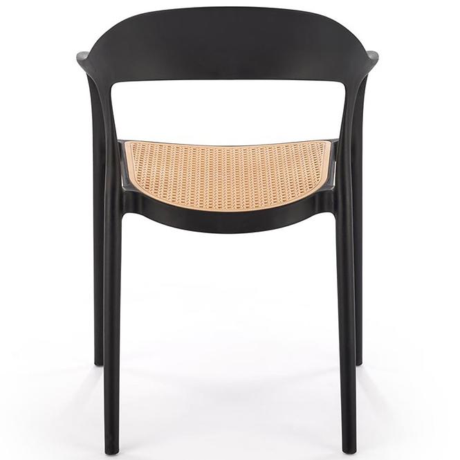 Szék K530 fekete/természetes