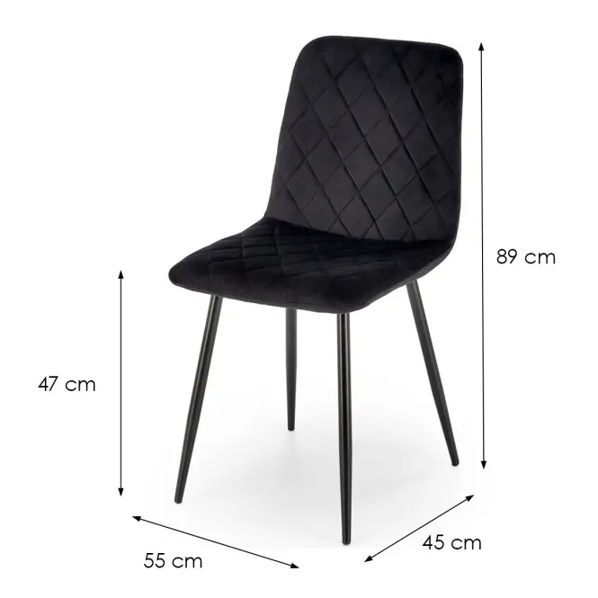 Szék K525 fekete