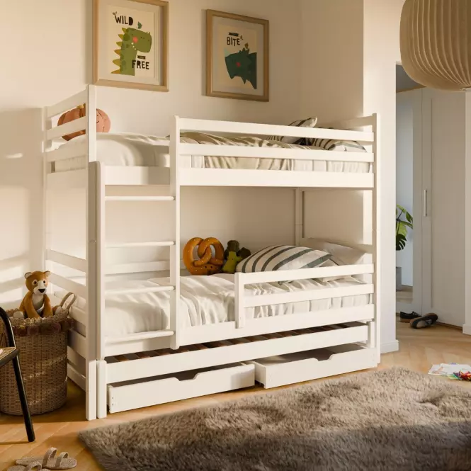 Ágy Luk 80x160 white,4