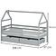 Víkendház Ágy Aron 90x200 grey,2