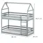 Víkendház Ágy Axel 80x160 grey,2