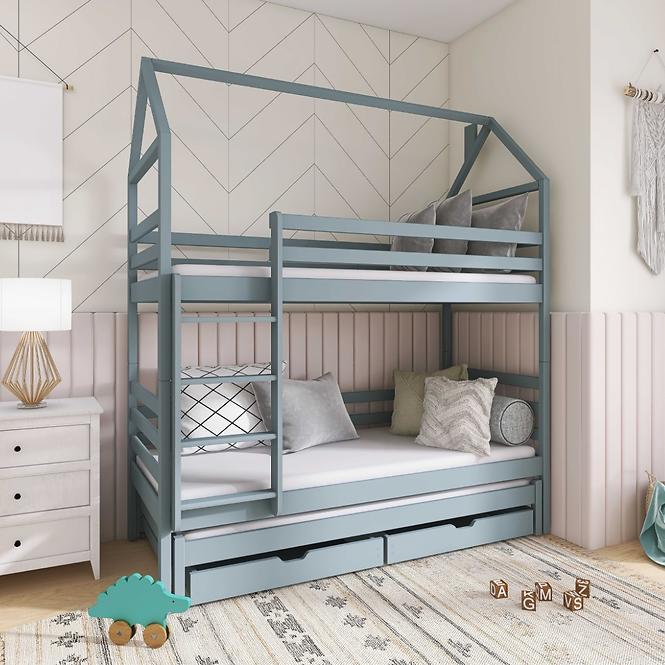 Víkendház Ágy Dalia 90x200 grey,3
