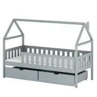 Víkendház Ágy Domi 90x200 grey