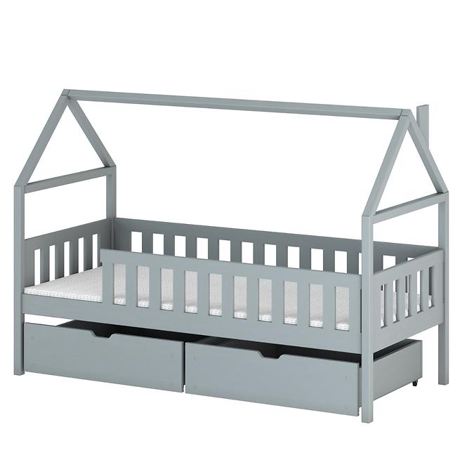 Víkendház Ágy Domi 90x200 grey
