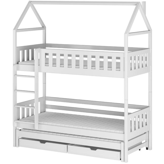 Víkendház Ágy Iga 90x200 white