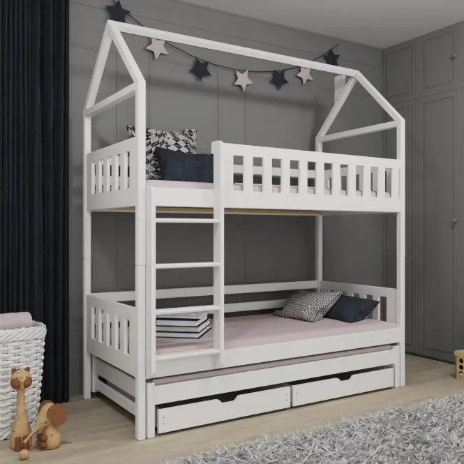 Víkendház Ágy Iga 90x200 white