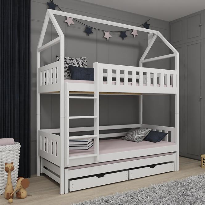 Víkendház Ágy Iga 90x200 white