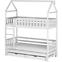 Víkendház Ágy Iga 80x160 white