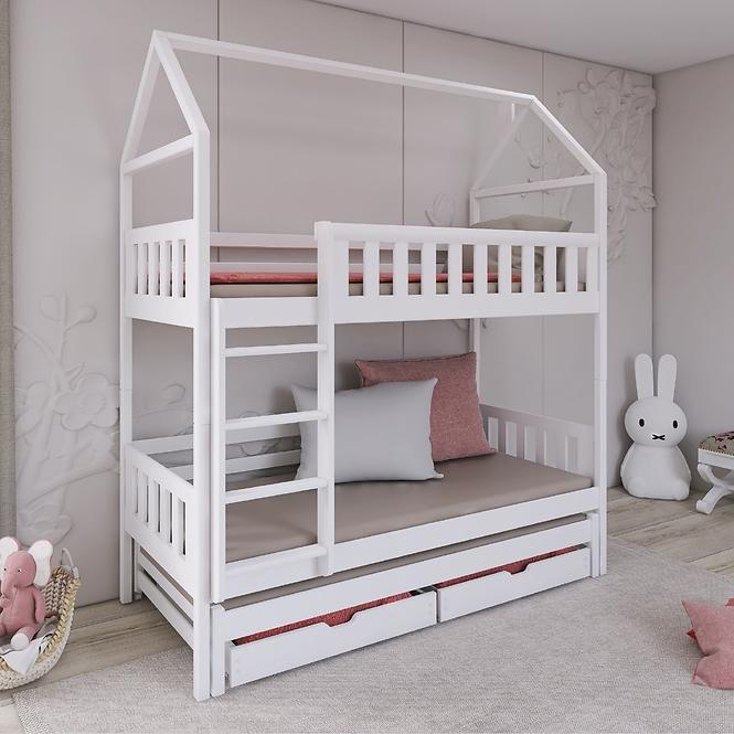Víkendház Ágy Iga 80x160 white