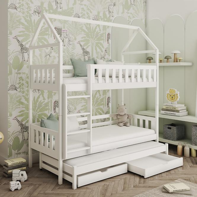 Víkendház Ágy Iga 80x160 white