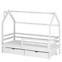 Víkendház Ágy Lila 90x200 white