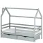 Víkendház Ágy Lila 90x200 grey