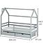 Víkendház Ágy Lila 90x200 grey,2