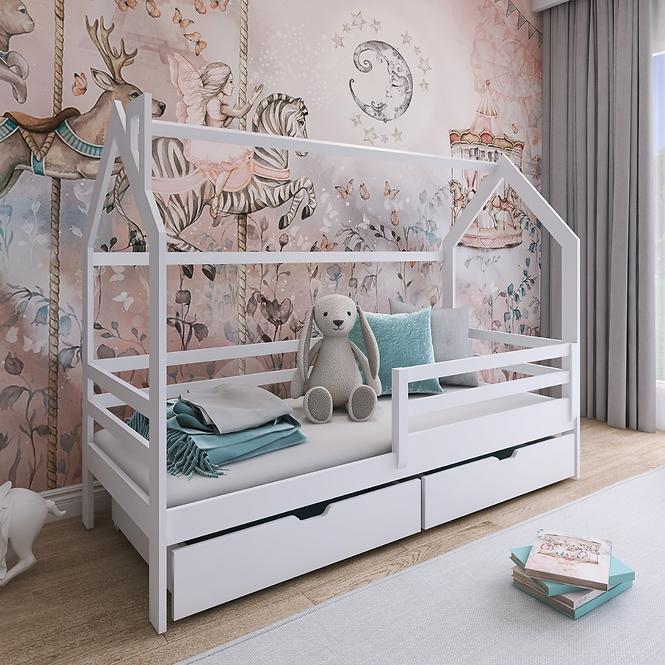Víkendház Ágy Lila 80x160 white