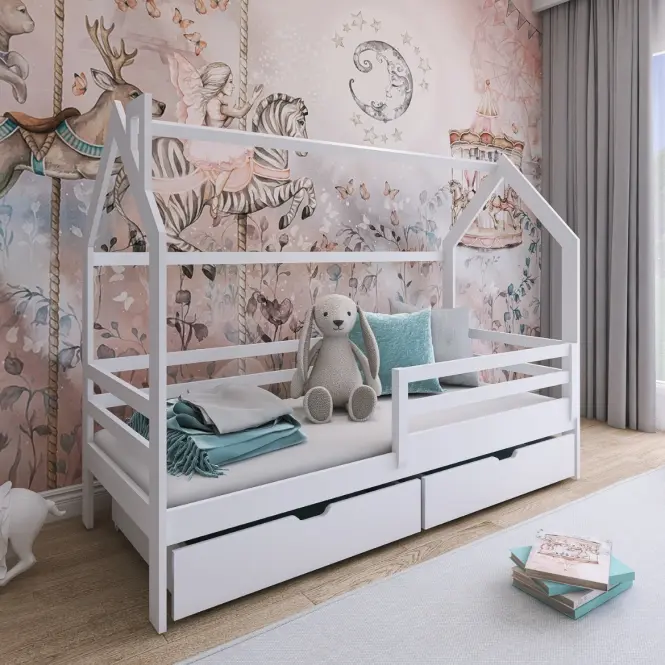 Víkendház Ágy Lila 80x160 white,3
