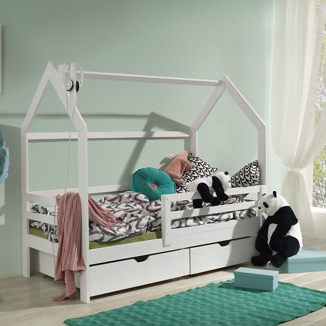Víkendház Ágy Lila 80x160 white