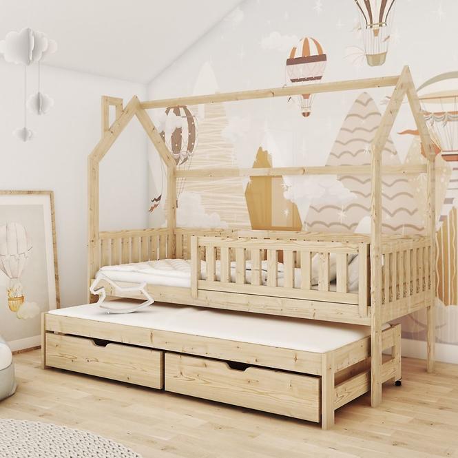 Víkendház Ágy Monkey 90x200 pine