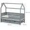 Víkendház Ágy Monkey 90x200 grey,2