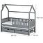 Víkendház Ágy Monkey 90x200 grey,2