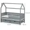 Víkendház Ágy Monkey 80x160 grey,2