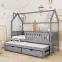 Víkendház Ágy Monkey 80x160 grey,3