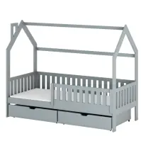 Víkendház Ágy Natan 90x200 grey