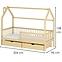 Víkendház Ágy Oskar 90x200 pine,2