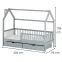 Víkendház Ágy Oskar 90x200 grey,2