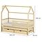 Víkendház Ágy Papi 90x200 pine,2