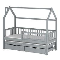 Víkendház Ágy Papi 90x200 grey