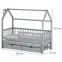Víkendház Ágy Papi 90x200 grey,2