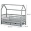 Víkendház Ágy Papi 90x200 grey,2