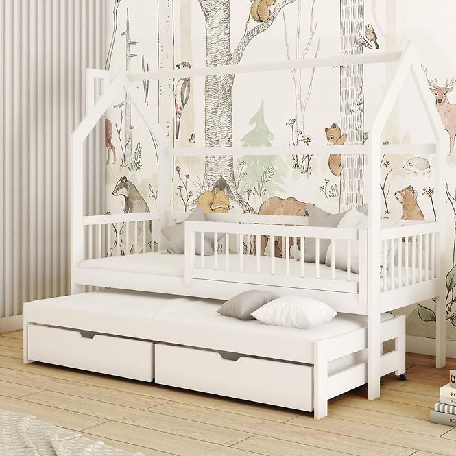 Víkendház Ágy Papi 80x160 white