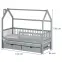 Víkendház Ágy Papi 80x160 grey,2