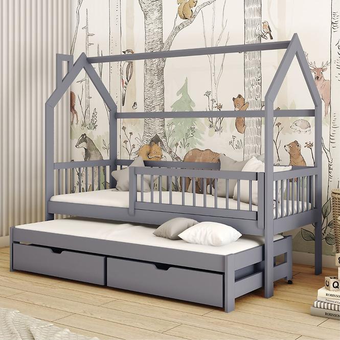 Víkendház Ágy Papi 80x160 grey,3