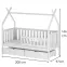 Víkendház Ágy Simba 90x200 white,2