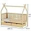 Víkendház Ágy Simba 90x200 pine,2