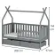 Víkendház Ágy Simba 90x200 grey,2