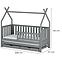 Víkendház Ágy Tytus 90x200 grey,2