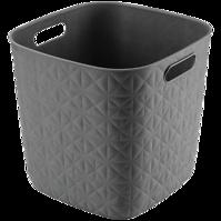 Softex szögletes kosár 15l 258710 sötétszürke