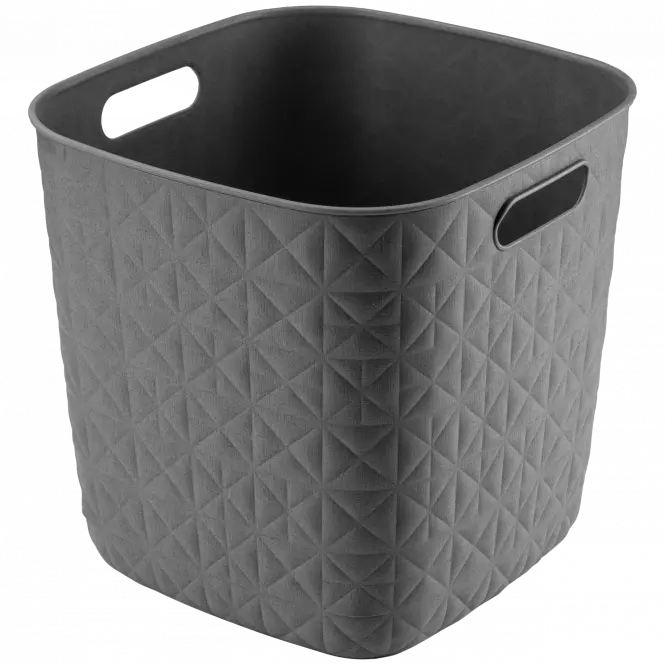 Softex szögletes kosár 15l 258710 sötétszürke