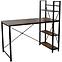 Íróasztal Loft 8635 E dark vintage wood